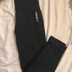 dark grey high waisted leggings gymshark